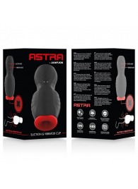 Черно-красный мастурбатор с вибрацией и всасыванием - JAMYJOB - в Санкт-Петербурге купить с доставкой