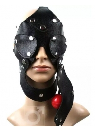 Разъёмная шлем-маска с кляпом - Подиум - купить с доставкой в Санкт-Петербурге