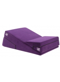 Фиолетовая подушка для секса из двух частей  Liberator Wedge/Ramp Combo - Liberator - купить с доставкой в Санкт-Петербурге