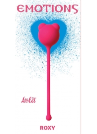 Розовый вагинальный шарик Emotions Roxy - Lola toys