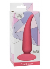Розовая анальная пробка P-spot Teazer Pink - 12,2 см. - Lola Games - в Санкт-Петербурге купить с доставкой