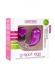 Фиолетовое виброяйцо G-spot Egg Small - Shots Media BV