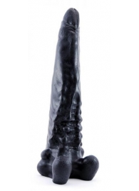 Чёрный фаллоимитатор-гигант  Аватар  - 31 см. - Erasexa