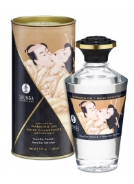 Массажное интимное масло с ароматом ванили - 100 мл. - Shunga - купить с доставкой в Санкт-Петербурге