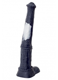Чёрный фаллоимитатор мустанга - 42 см. - Erasexa - купить с доставкой в Санкт-Петербурге