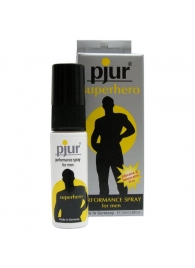 Пролонгирующий мужской спрей pjur SUPERHERO spray - 20 мл. - Pjur - купить с доставкой в Санкт-Петербурге