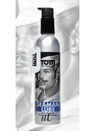 Лубрикант с запахом спермы Tom of Finland Seaman - 236 мл. - XR Brands - купить с доставкой в Санкт-Петербурге