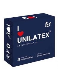 Ультрапрочные презервативы Unilatex Extra Strong - 3 шт. - Unilatex - купить с доставкой в Санкт-Петербурге
