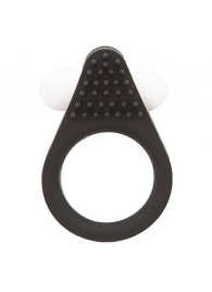 Чёрное эрекционное кольцо LIT-UP SILICONE STIMU RING 1 BLACK - Dream Toys - в Санкт-Петербурге купить с доставкой