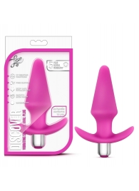 Розовая анальная вибропробка Luxe Discover - 12,7 см. - Blush Novelties