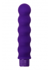 Фиолетовый фигурный вибратор - 17 см. - A-toys