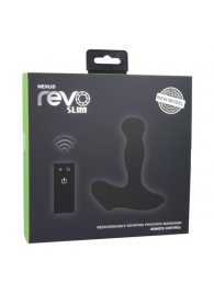 Чёрный перезаряжаемый массажёр предстательной железы NEXUS Revo Slim - Nexus Range - в Санкт-Петербурге купить с доставкой