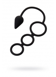 Тройное эрекционное кольцо с анальным хвостом Drop S-size - Erotist - в Санкт-Петербурге купить с доставкой