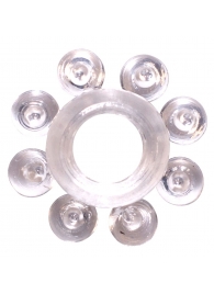 Прозрачное эрекционное кольцо Rings Bubbles - Lola Games - в Санкт-Петербурге купить с доставкой