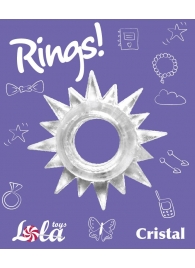 Прозрачное эрекционное кольцо Rings Cristal - Lola Games - в Санкт-Петербурге купить с доставкой