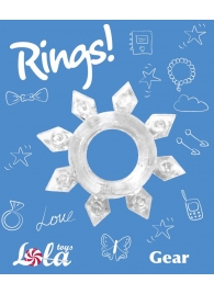 Прозрачное эрекционное кольцо Rings Gear - Lola Games - в Санкт-Петербурге купить с доставкой