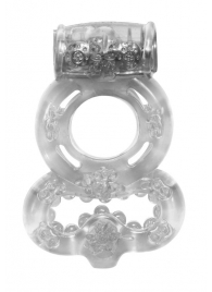 Прозрачное эрекционное кольцо Rings Treadle с подхватом - Lola Games - в Санкт-Петербурге купить с доставкой