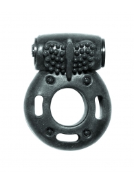 Черное эрекционное кольцо с вибрацией Rings Axle-pin - Lola Games - в Санкт-Петербурге купить с доставкой