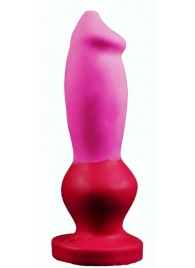 Розово-красный фаллоимитатор  Стаффорд medium  - 24 см. - Erasexa - купить с доставкой в Санкт-Петербурге