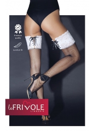 Чулки с широкой резинкой на шнуровке - Le Frivole купить с доставкой