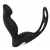 Черный вибромассажер простаты P-PLEASER W ERECTION ENHANCE - Dream Toys - в Санкт-Петербурге купить с доставкой