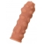 Телесная реалистичная насадка KOKOS Extreme Sleeve 11 с дополнительной стимуляцией - 12,7 см. - KOKOS - в Санкт-Петербурге купить с доставкой