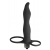 Черная вибронасадка для двойного проникновения Flirtini - 15,9 см. - Lola Games - купить с доставкой в Санкт-Петербурге