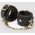 Черные наручники Bound to You Faux Leather Wrist Cuffs - Fifty Shades of Grey - купить с доставкой в Санкт-Петербурге