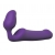 Фиолетовый безремневой страпон Queens L - Adrien Lastic - купить с доставкой в Санкт-Петербурге