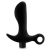 Черный анальный вибратор Silicone Vibrating Prostate Massager 01 - 10,8 см. - Blush Novelties - в Санкт-Петербурге купить с доставкой