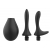 Черный анальный душ Nexus Anal Douche Set с 2 сменными насадками - Nexus Range - купить с доставкой в Санкт-Петербурге