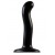 Черный фаллоимитатор-насадка Strap-On-Me P G spot Dildo size S - 16,4 см. - Strap-on-me - купить с доставкой в Санкт-Петербурге