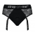 Черные трусики для насадок Diva Lingerie Harness - size M - Strap-on-me - купить с доставкой в Санкт-Петербурге