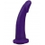 Фиолетовая гладкая изогнутая насадка-плаг - 14,7 см. - LOVETOY (А-Полимер) - купить с доставкой в Санкт-Петербурге