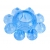 Голубая гелевая насадка-цветок - Toyfa Basic - в Санкт-Петербурге купить с доставкой