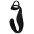 Черное эрекционное кольцо со стимуляцией промежности и анальной пробкой Cock Ring with RC Prostate Plug - Orion - в Санкт-Петербурге купить с доставкой