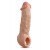 Телесная насадка-удлинитель Intrepid 9.25 Inch Realistic Penis Extender Sleeve - 23,5 см. - Blush Novelties - в Санкт-Петербурге купить с доставкой