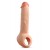 Телесная насадка-удлинитель Thrive 8.75 Inch Realistic Penis Extender Sleeve - 22,2 см. - Blush Novelties - в Санкт-Петербурге купить с доставкой