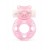 Розовое эрекционное виброкольцо в форме мишки - 1137 - в Санкт-Петербурге купить с доставкой