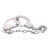 Наручники из металла с длинной цепочкой CHROME HANDCUFFS METAL HANDCUFFS W. KEY - NMC - купить с доставкой в Санкт-Петербурге