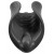 Чёрный мастурбатор Vibrating Silicone Stimulator с вибрацией - Pipedream - в Санкт-Петербурге купить с доставкой