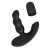 Черный силиконовый стимулятор простаты Levett Nitoc с пультом ДУ - Levett - в Санкт-Петербурге купить с доставкой