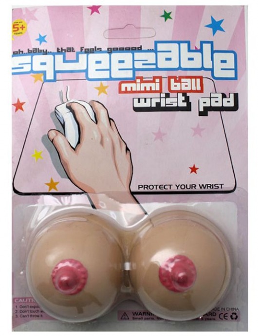 Подставка под руку для работы с мышкой в форме бюста - Play Star - купить с доставкой в Санкт-Петербурге