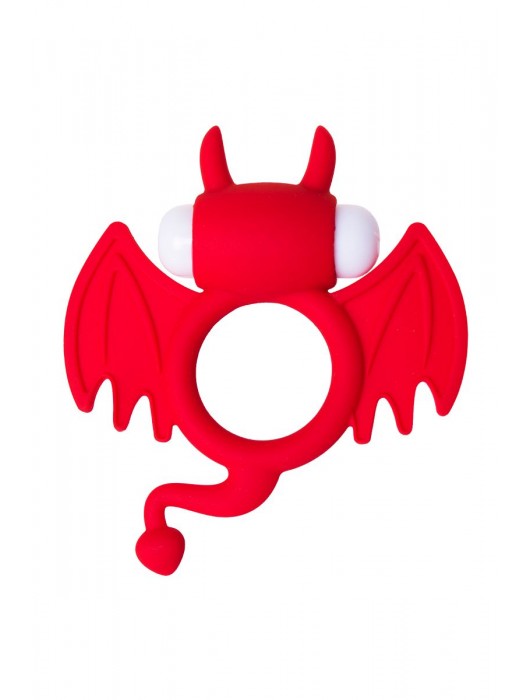 Красное эрекционное кольцо на пенис JOS COCKY DEVIL - JOS - в Санкт-Петербурге купить с доставкой