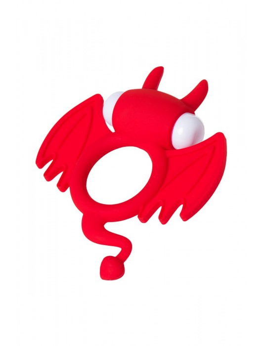 Красное эрекционное кольцо на пенис JOS COCKY DEVIL - JOS - в Санкт-Петербурге купить с доставкой