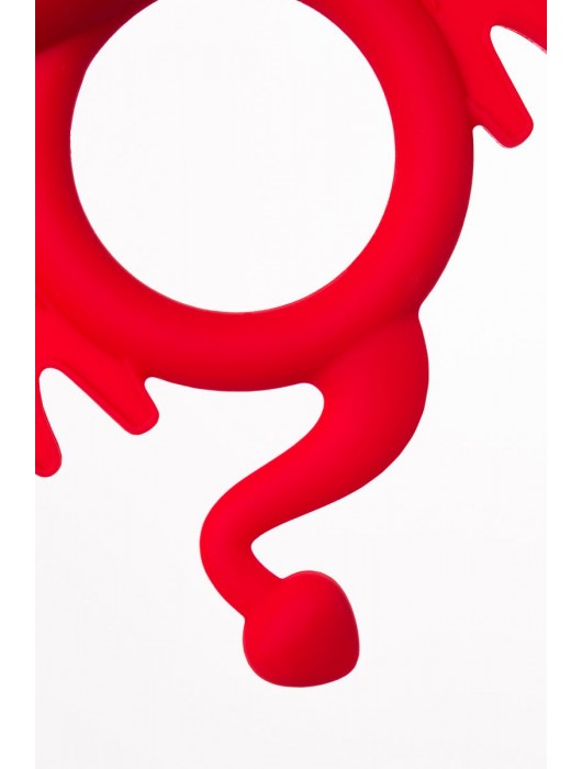 Красное эрекционное кольцо на пенис JOS COCKY DEVIL - JOS - в Санкт-Петербурге купить с доставкой