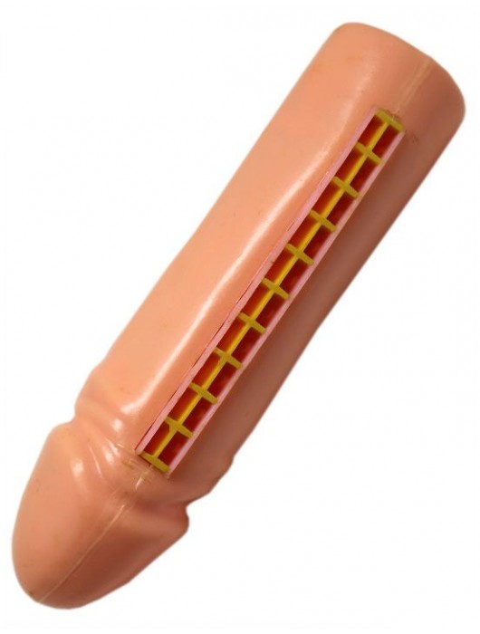 Губная гармошка  Шалун  в форме пениса - Play Star - купить с доставкой в Санкт-Петербурге