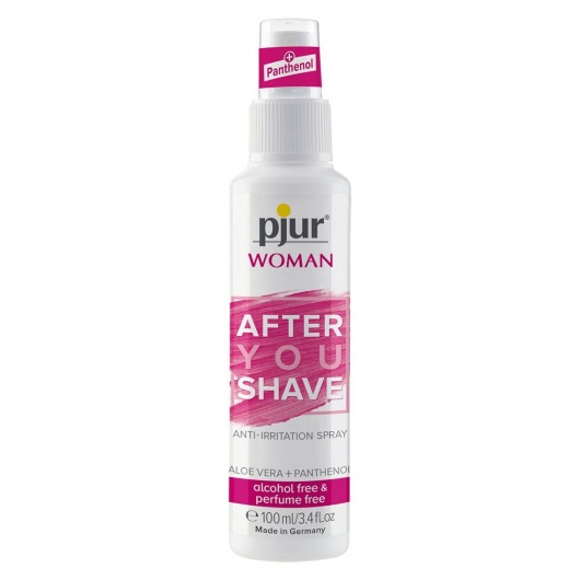 Спрей после бритья pjur WOMAN After You Shave Spray - 100 мл. - Pjur - купить с доставкой в Санкт-Петербурге