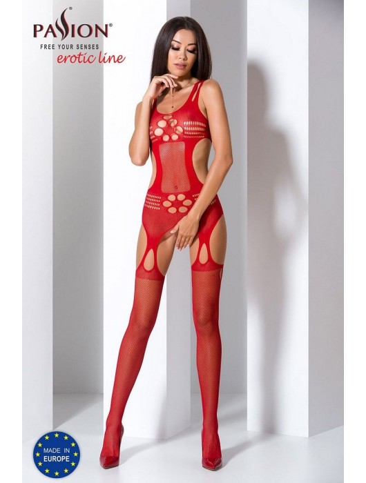 Сексуальный комбинезон на узких бретелях с открытыми бёдрами - Passion купить с доставкой