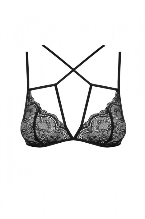 Кружевной бюстгальтер со стреп-лентами - Obsessive купить с доставкой